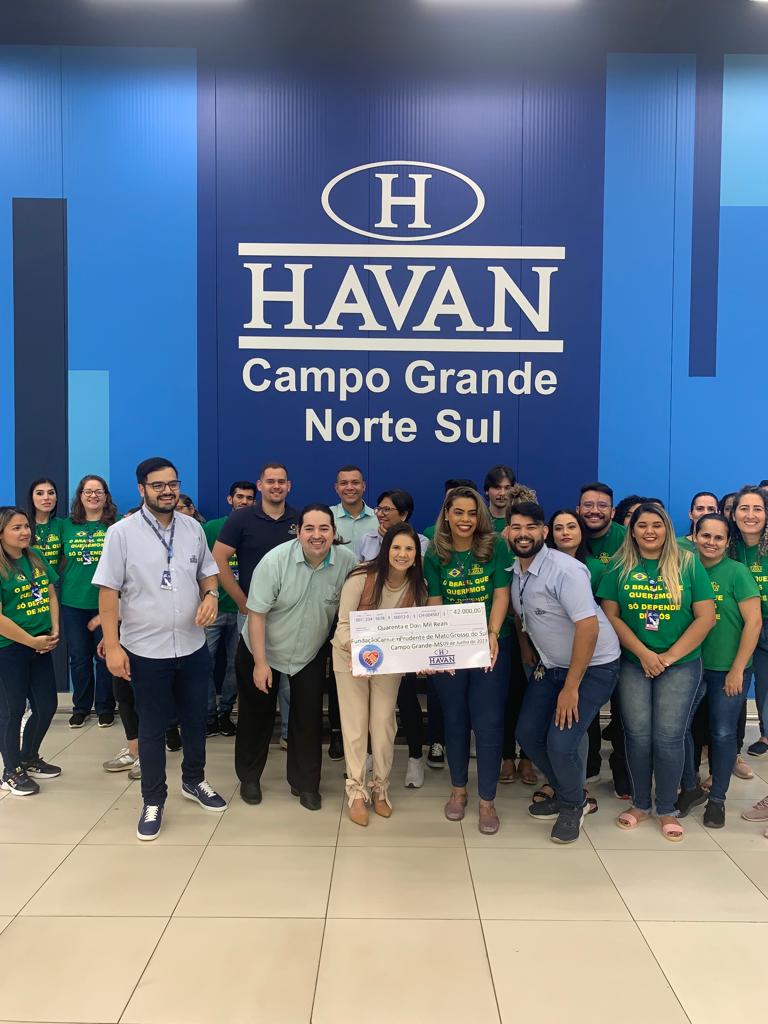 You are currently viewing Pequenos Gestos Fazem a Diferença- Troco Solidário Havan doa R$ 42.000,00 ao HCAA