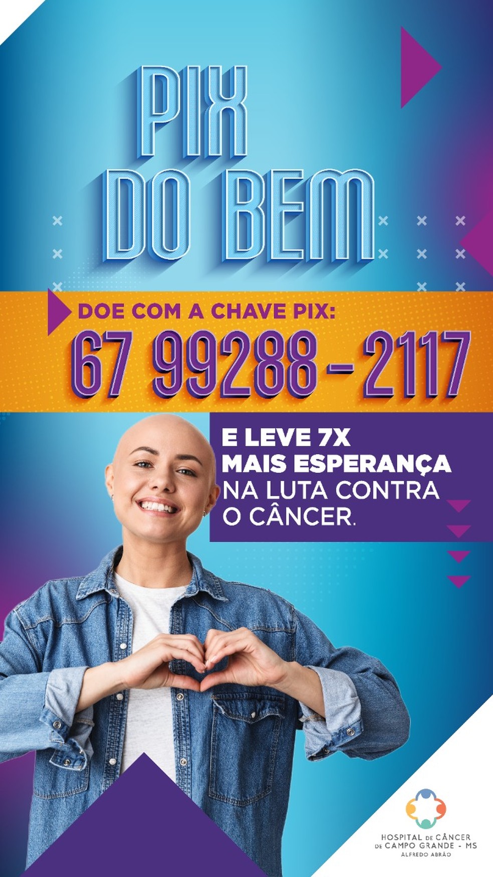 You are currently viewing Pix do Bem: Hospital do câncer faz campanha para terminar obras e ajudar pacientes oncológicos em MS
