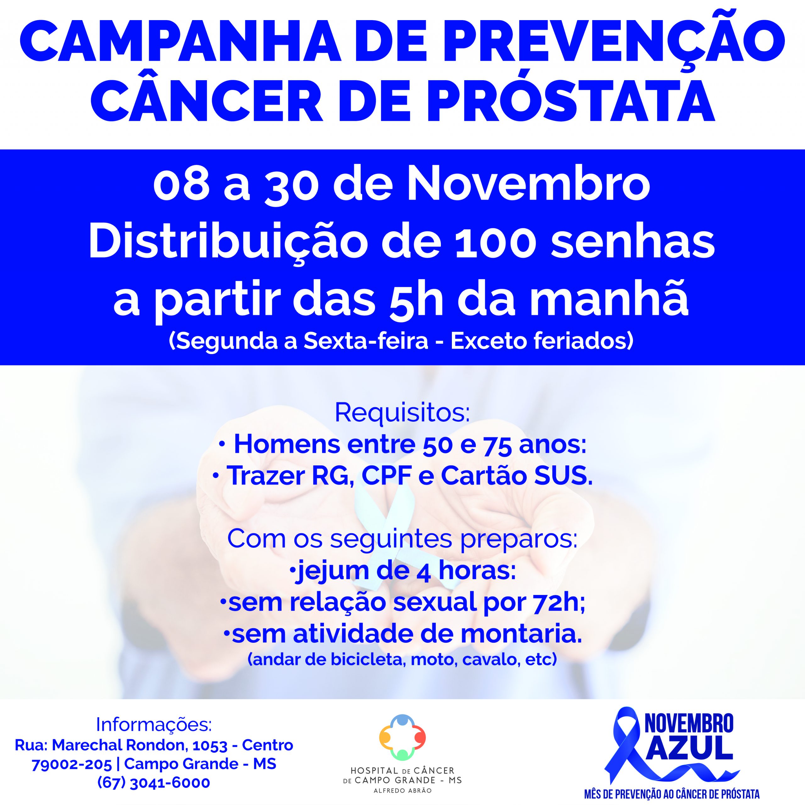 You are currently viewing Campanha Novembro Azul HCAA